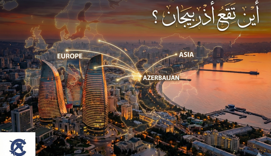 اين تقع اذربيجان