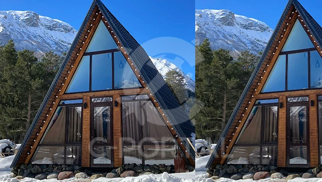 كوخ savalley kazbegi