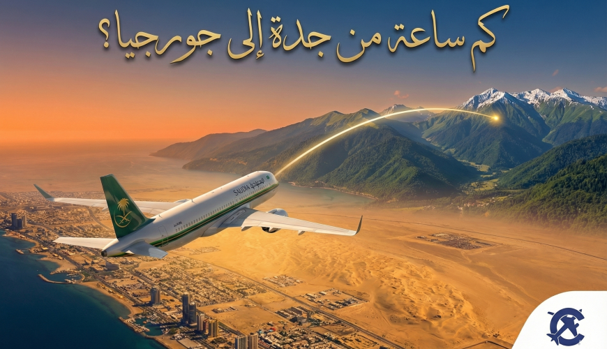 كم ساعة من جدة إلى جورجيا